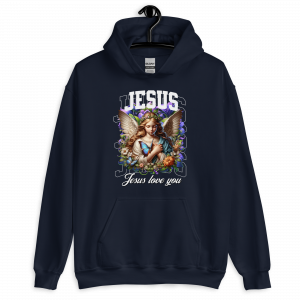 Alternative view of Unisex-Kapuzenpullover Jesus love you